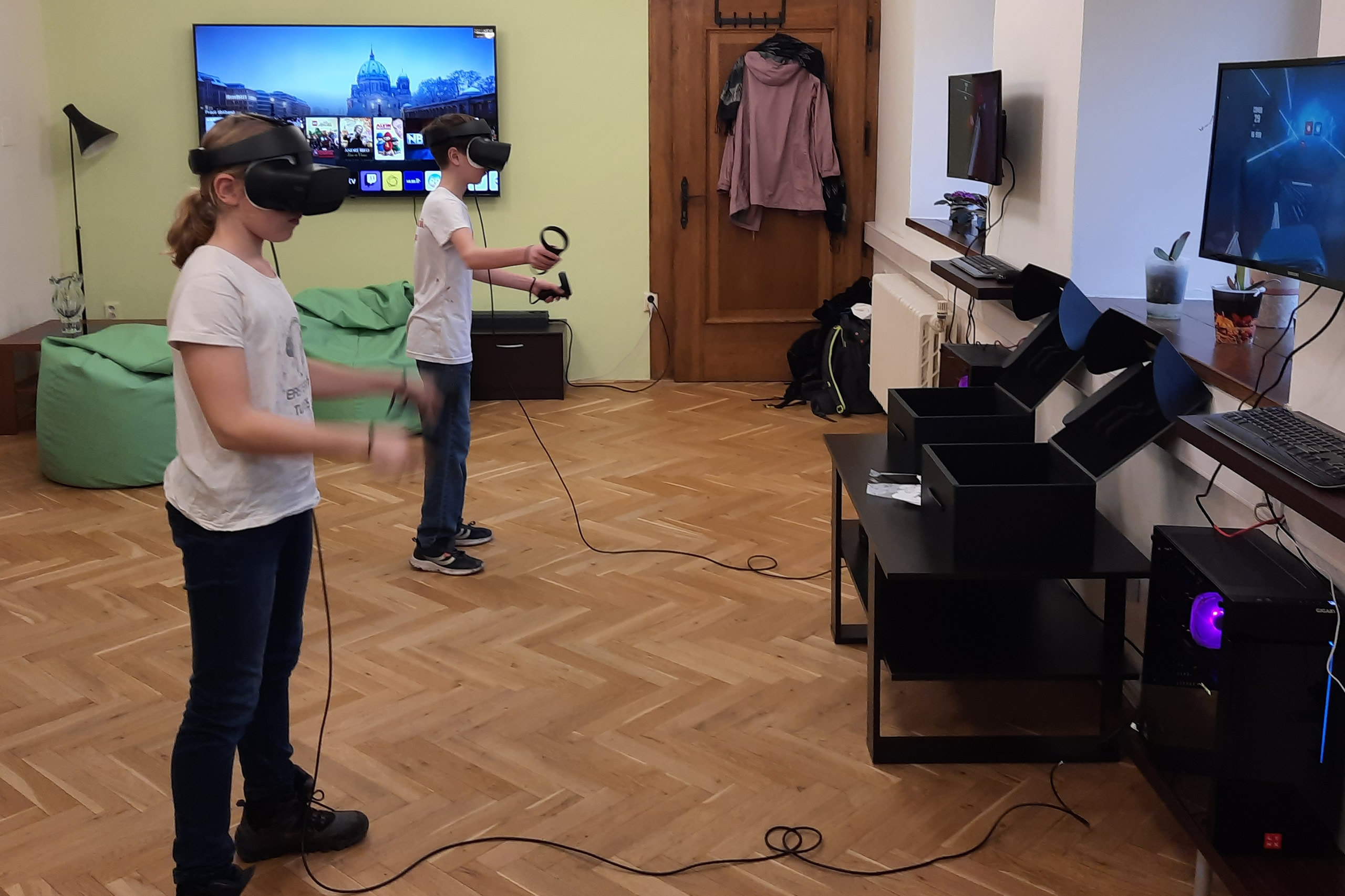 Multimediální oddělení s VR